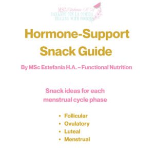 Hormone-support snack guide