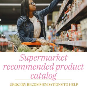 Supermarket recommended product catalog